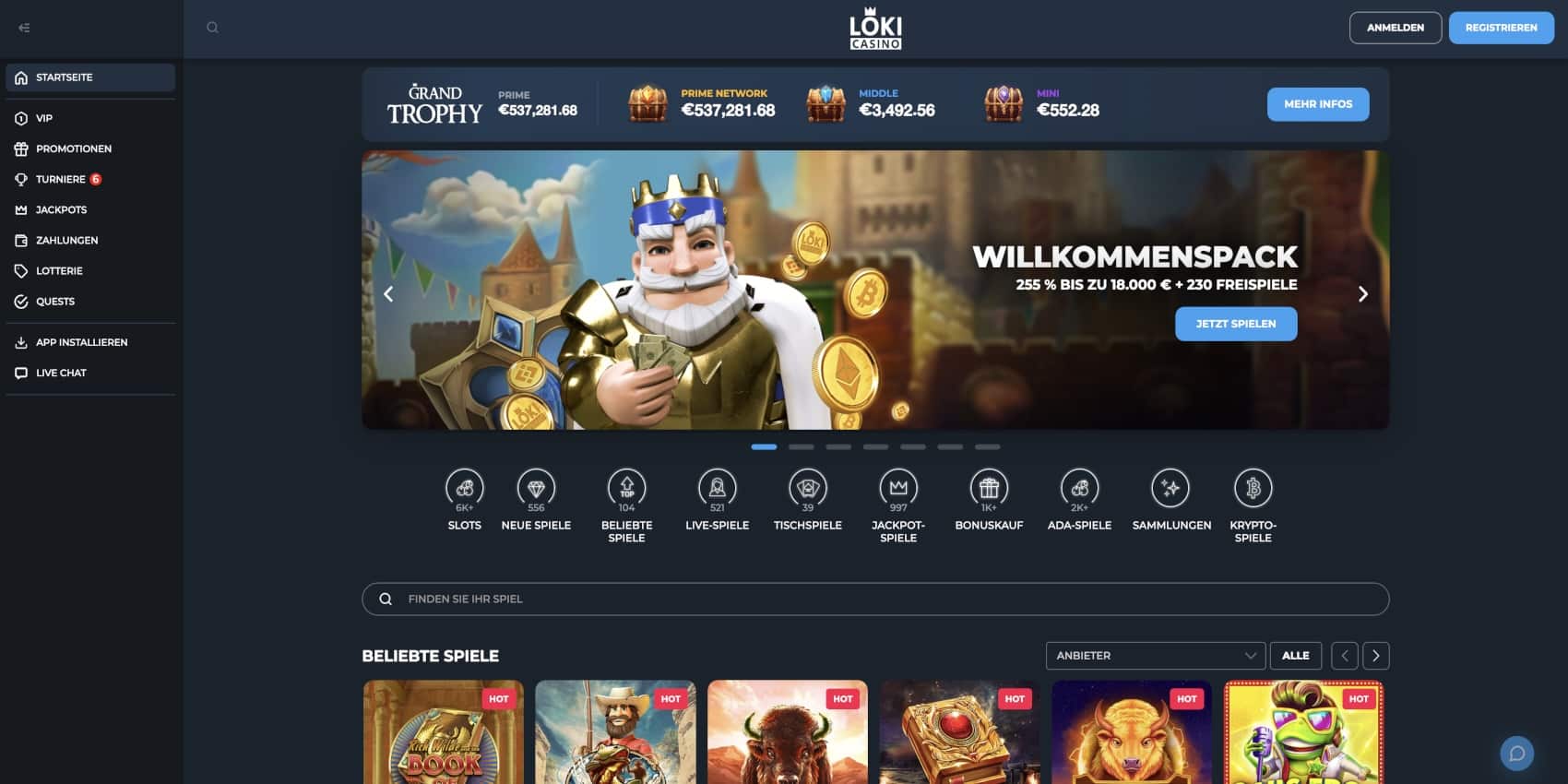 Loki Casino Bonus