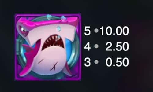 Razor Shark Hai Violett