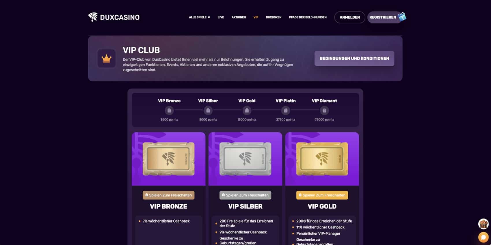 Duxcasino VIP