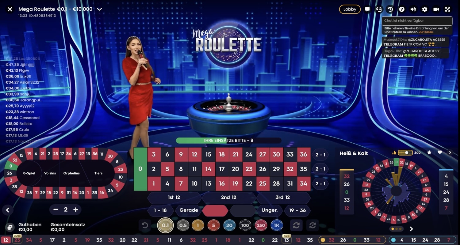 Mega Roulette Pragmatic Play