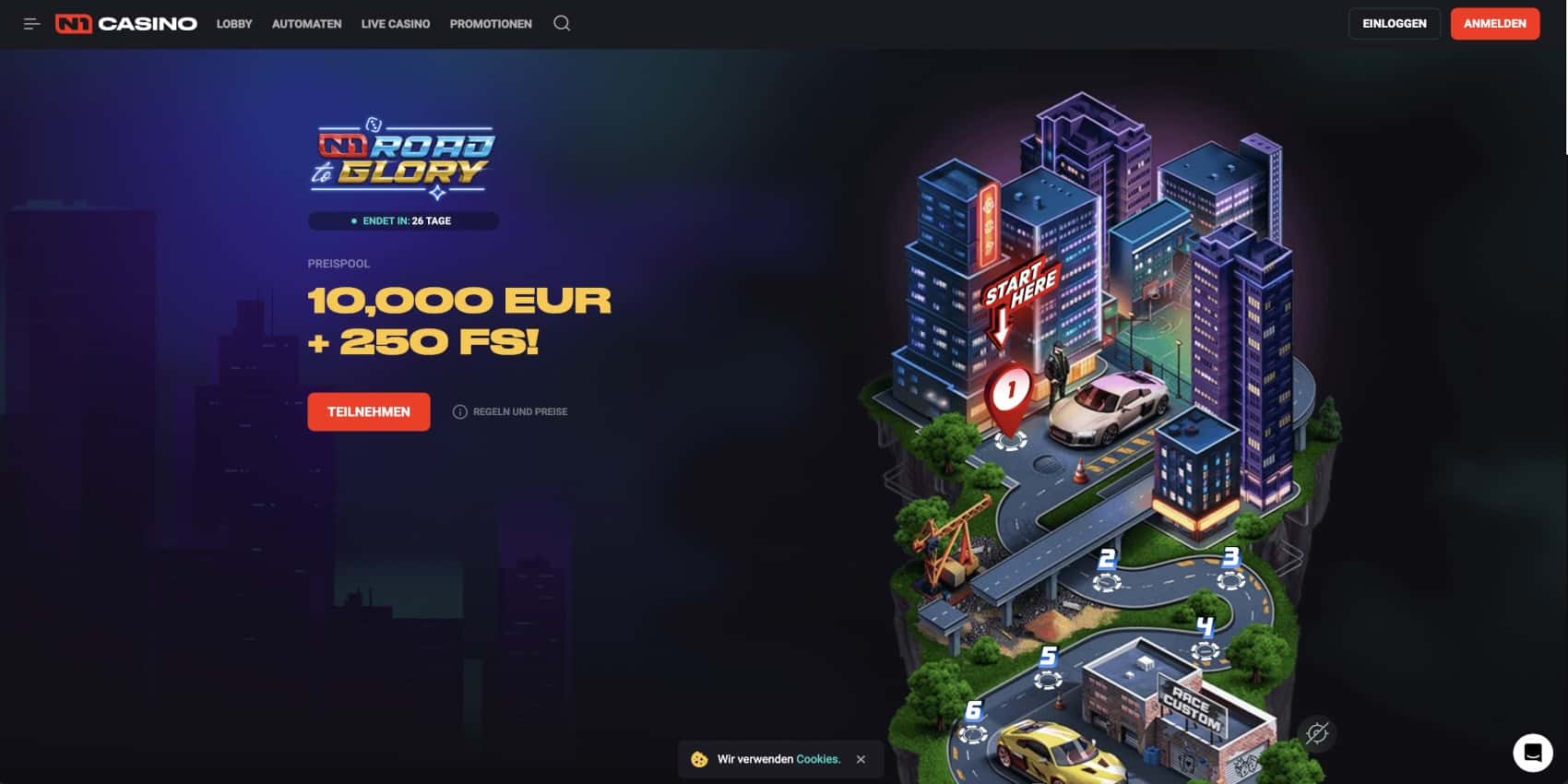 N1 Casino Road to Glory