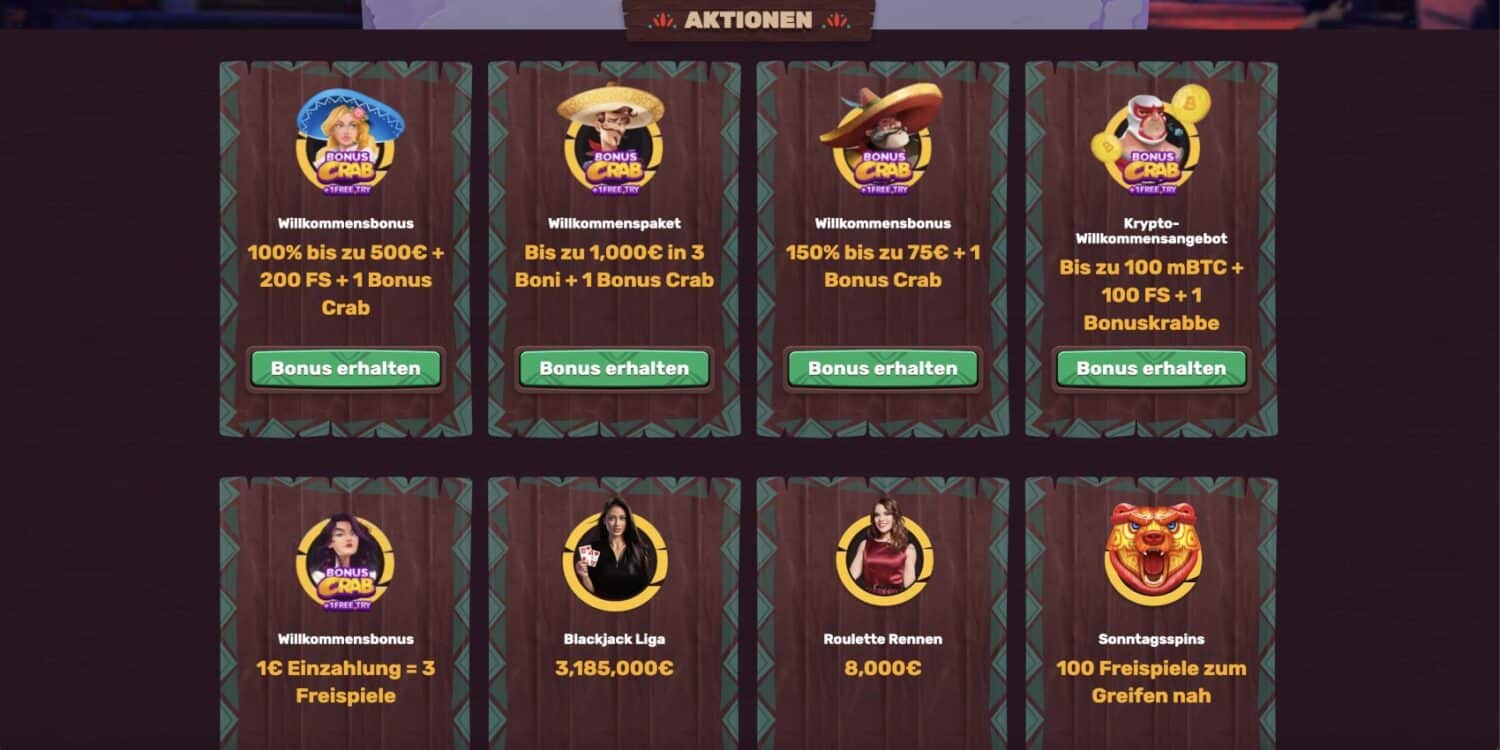 5Gringos Casino Aktionen