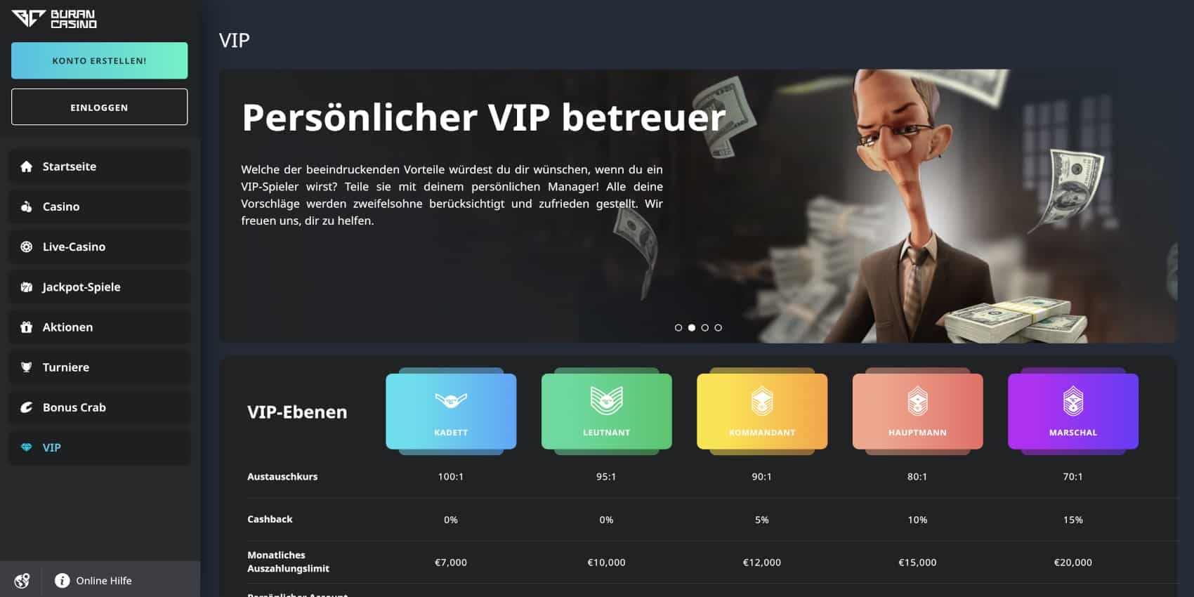 BuranCasino VIP-Programm