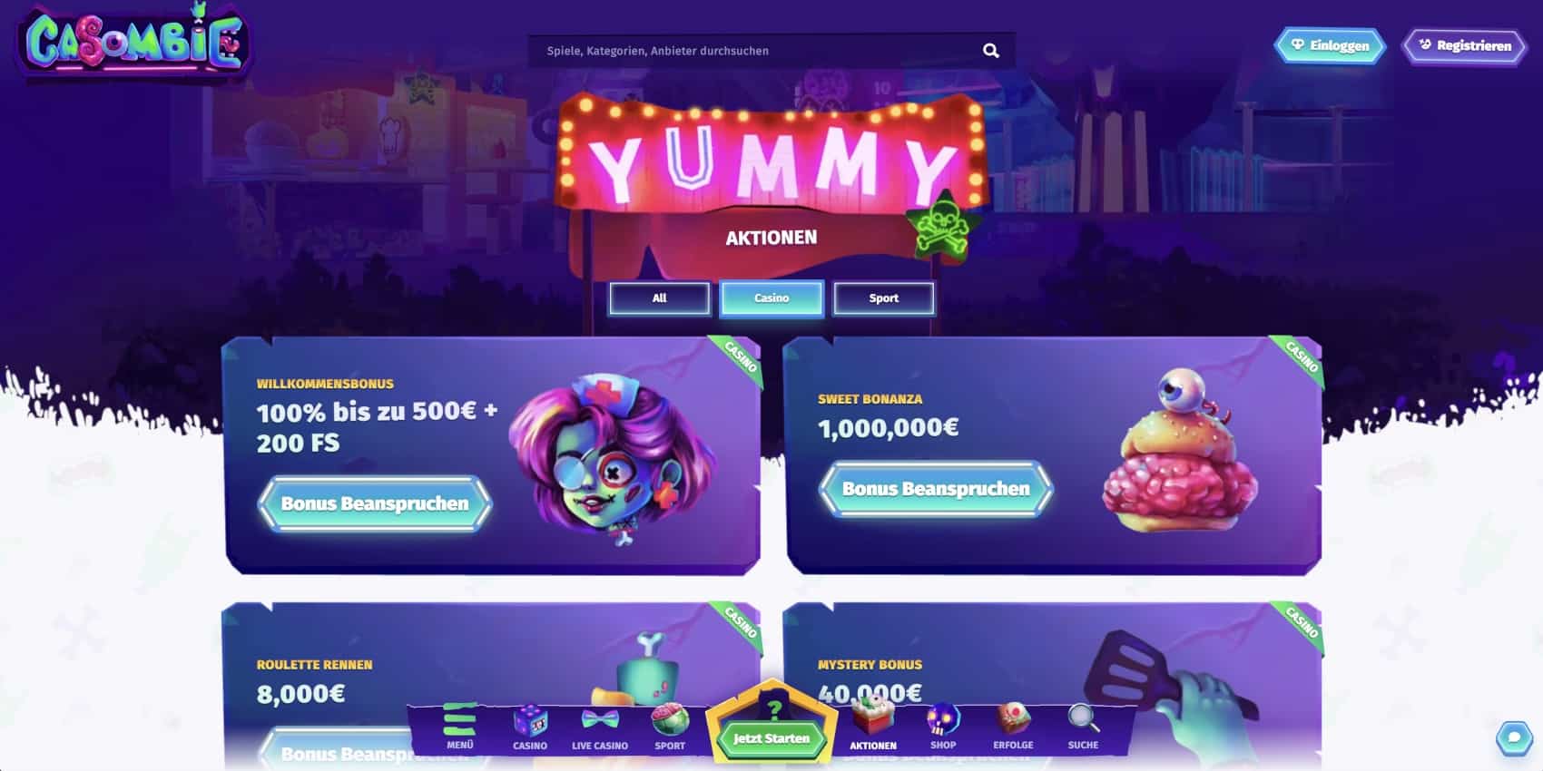 Casombie Casino Aktionen
