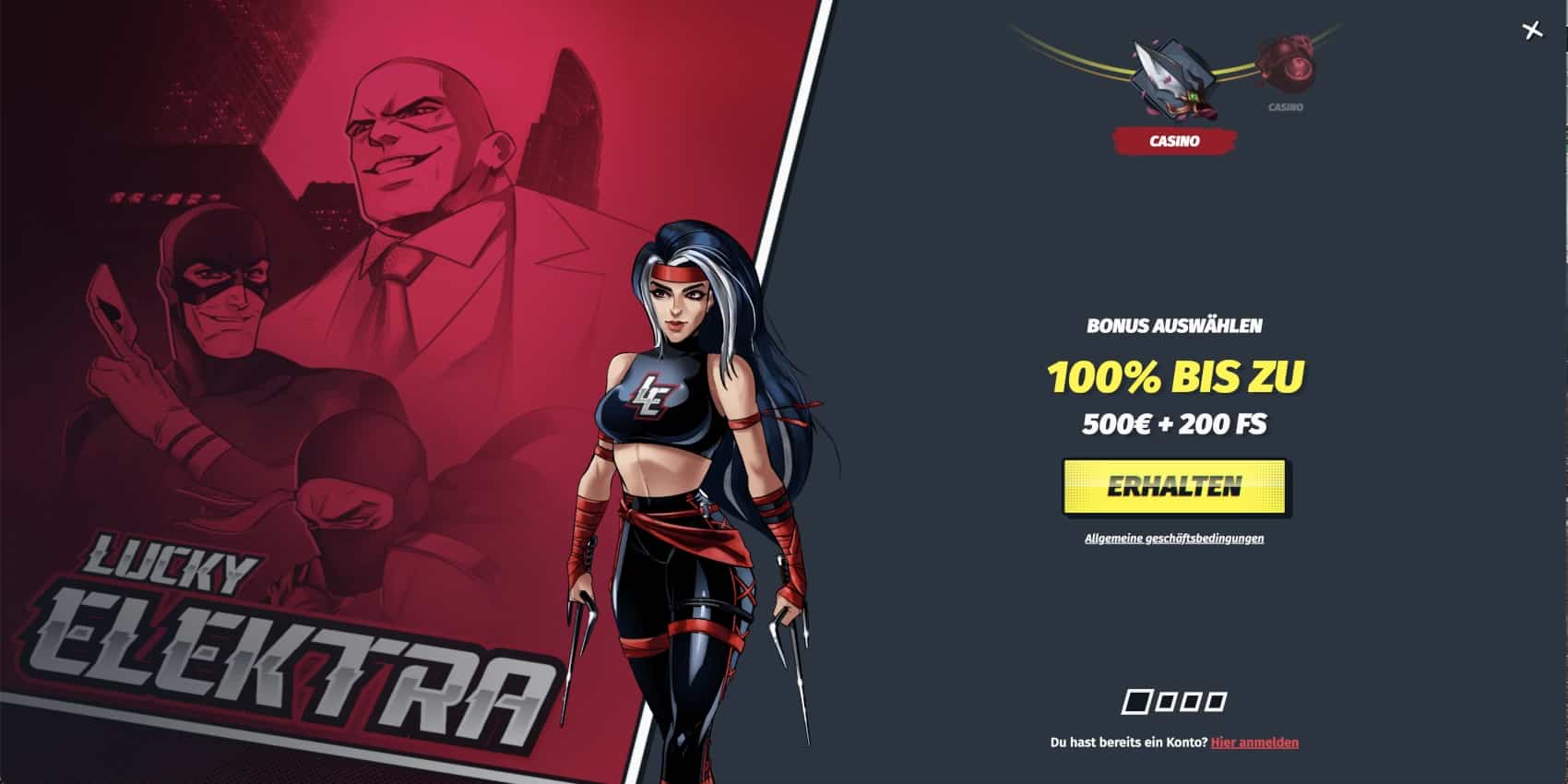 LuckyElektra Casino Bonus