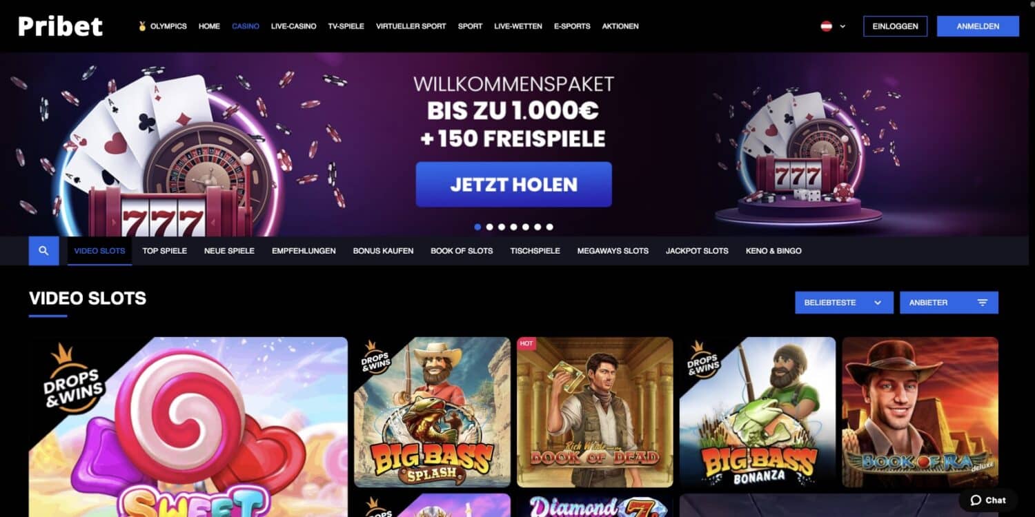 Pribet Casino Lobby