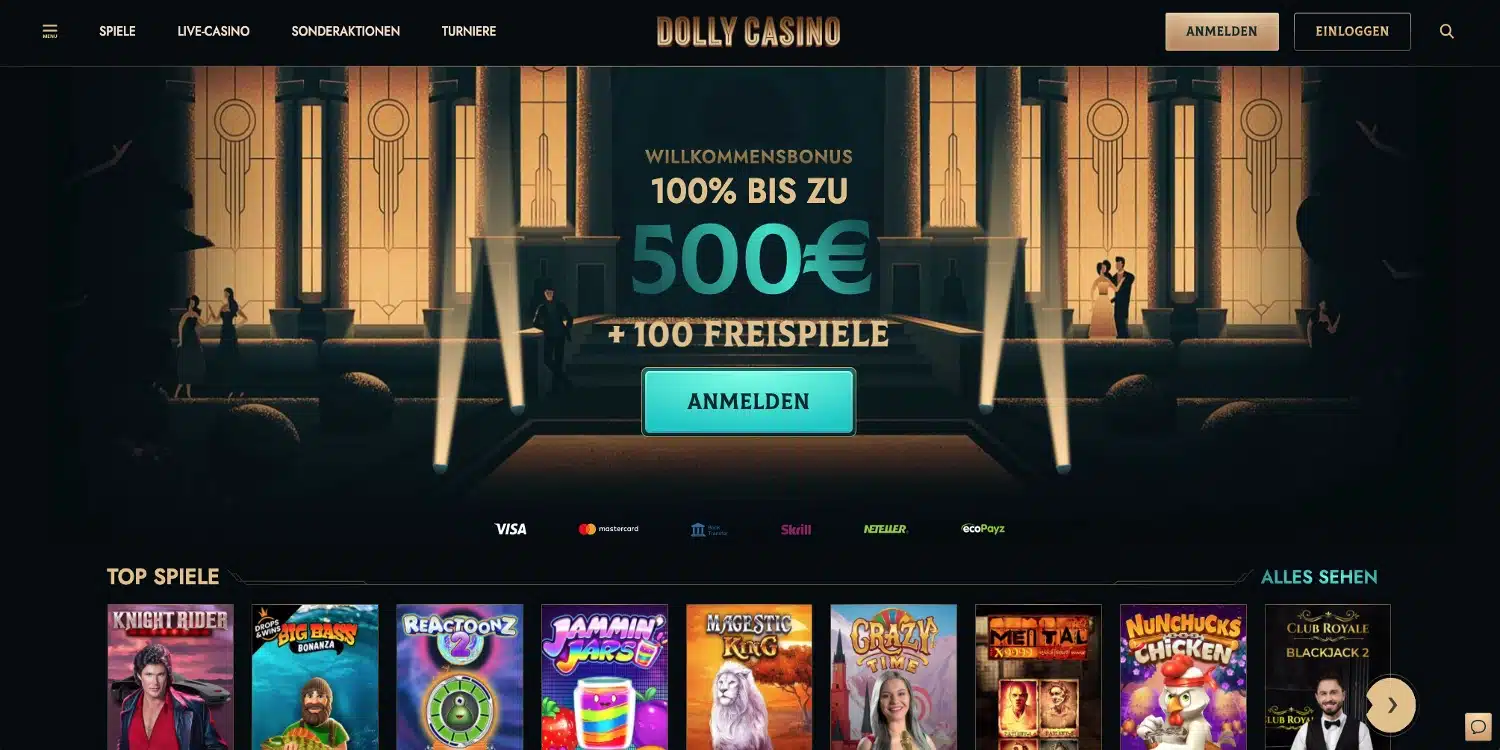 Dolly Casino Bonus