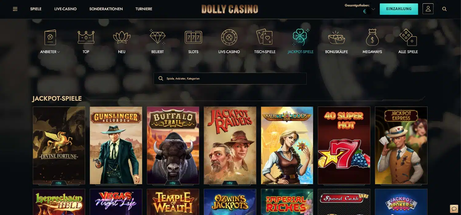 Dolly Casino Jackpots