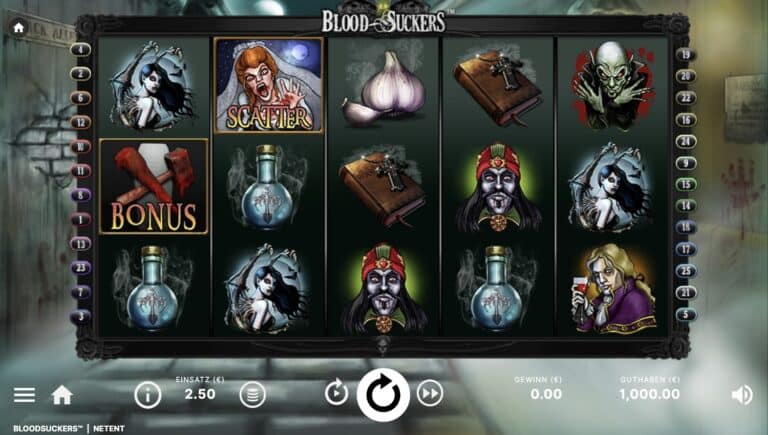 Blood Suckers Slot NetEnt