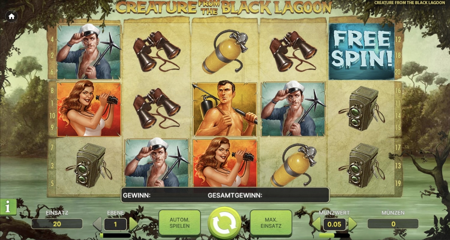 Creature from the Black Lagoon Slot Netent