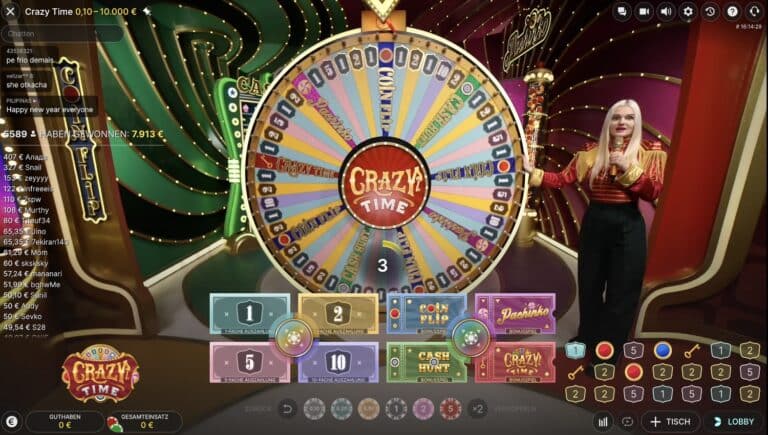 Crazy Time Evolution Gaming