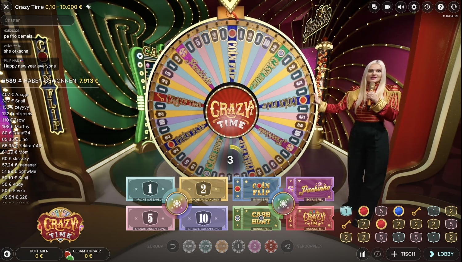 Crazy Time Evolution Gaming