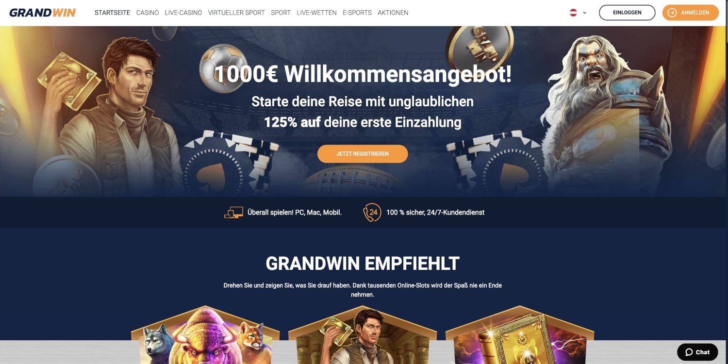 GrandWin Casino Bonus