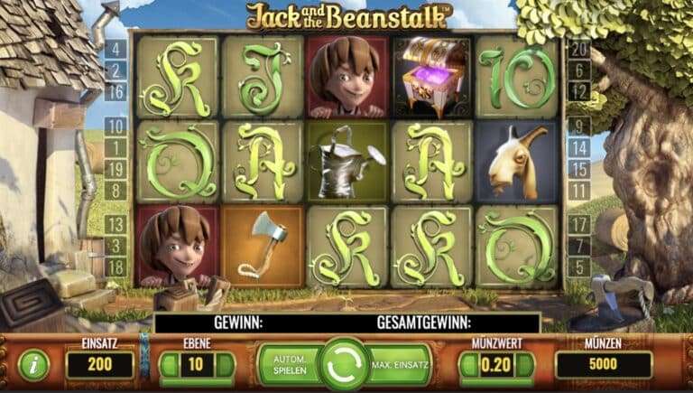 Jack and the Beanstalk Slot NetEnt
