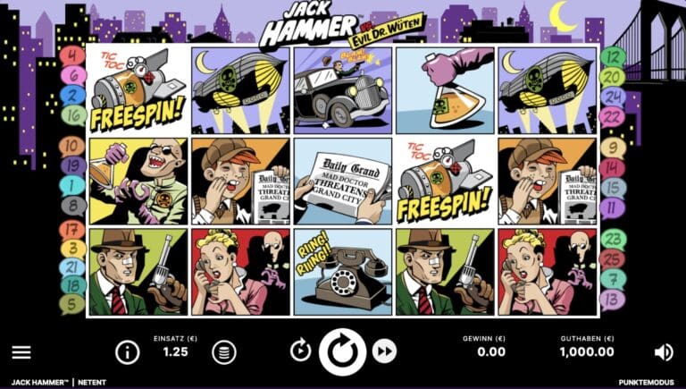 Jack Hammer Slot NetEnt