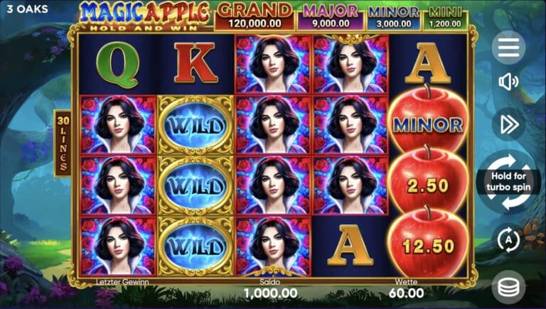 Magic Apple Slot 3 Oaks Gaming