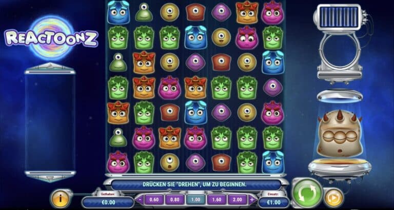 Reactoonz Slot Play'n Go