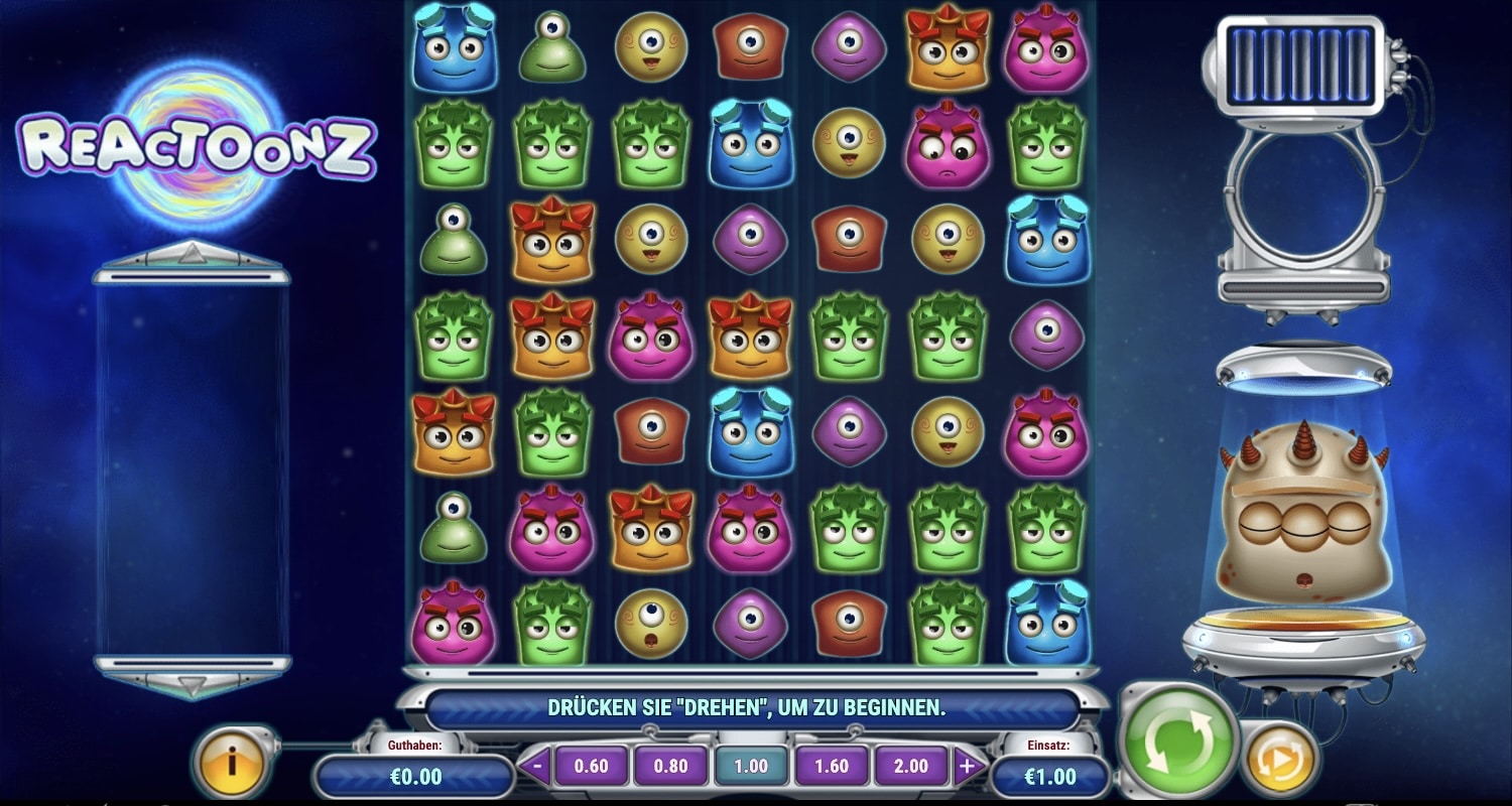 Reactoonz Slot Play'n Go