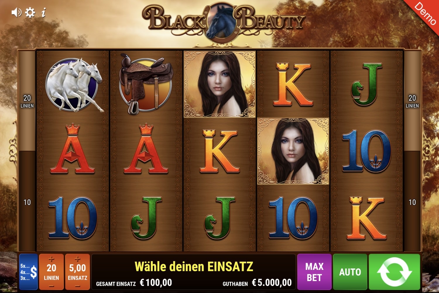 Black Beauty Slot Gamomat