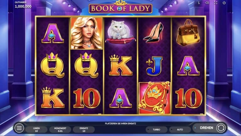 Book of Lady Slot Endorphina