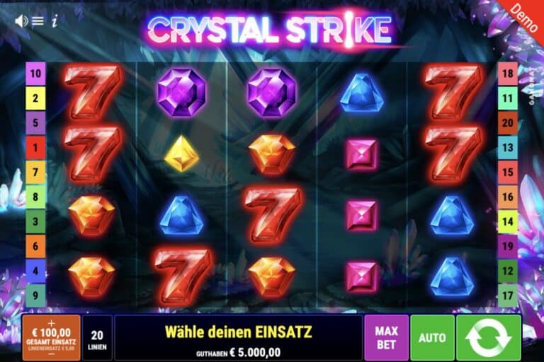 Crystal Strike Slot Gamomat