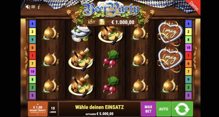 Beer Party Slot Gamomat