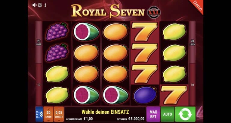 Royal Seven XXL Slot Gamomat