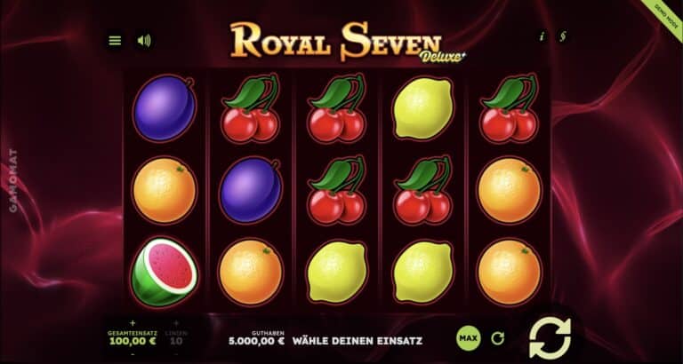 Royal Seven Deluxe Slot Gamomat