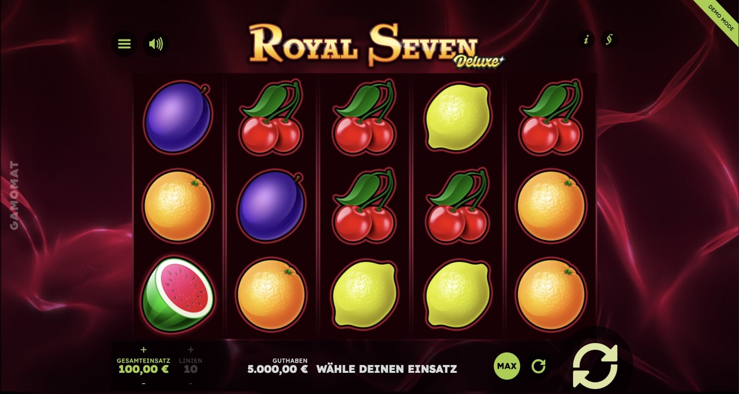 Royal Seven Deluxe Slot Gamomat