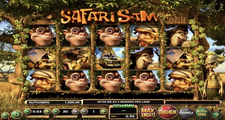 Safari Sam Slot BetSoft