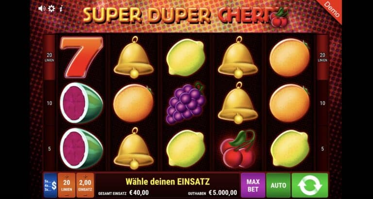 Super Duper Cherry Slot Gamomat