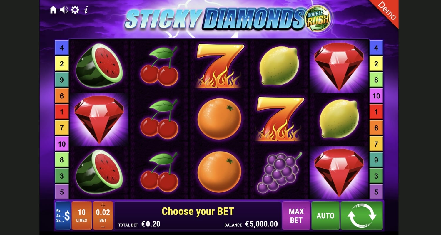 Sticky Diamonds Double Rush Slot