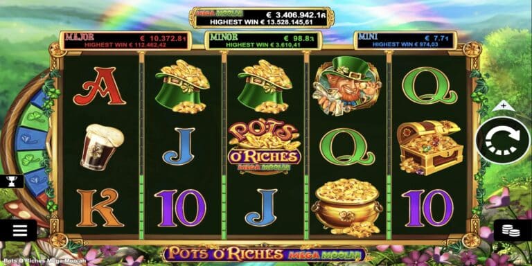 Pots O'Riches Mega Moolah Slot