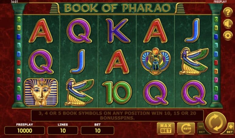 Book of Pharao Slot Amatic