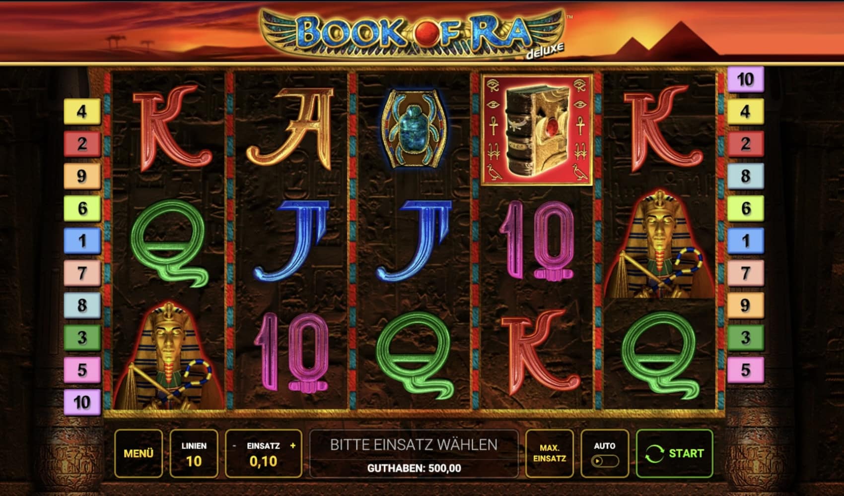 Book of Ra Deluxe Slot Novoline