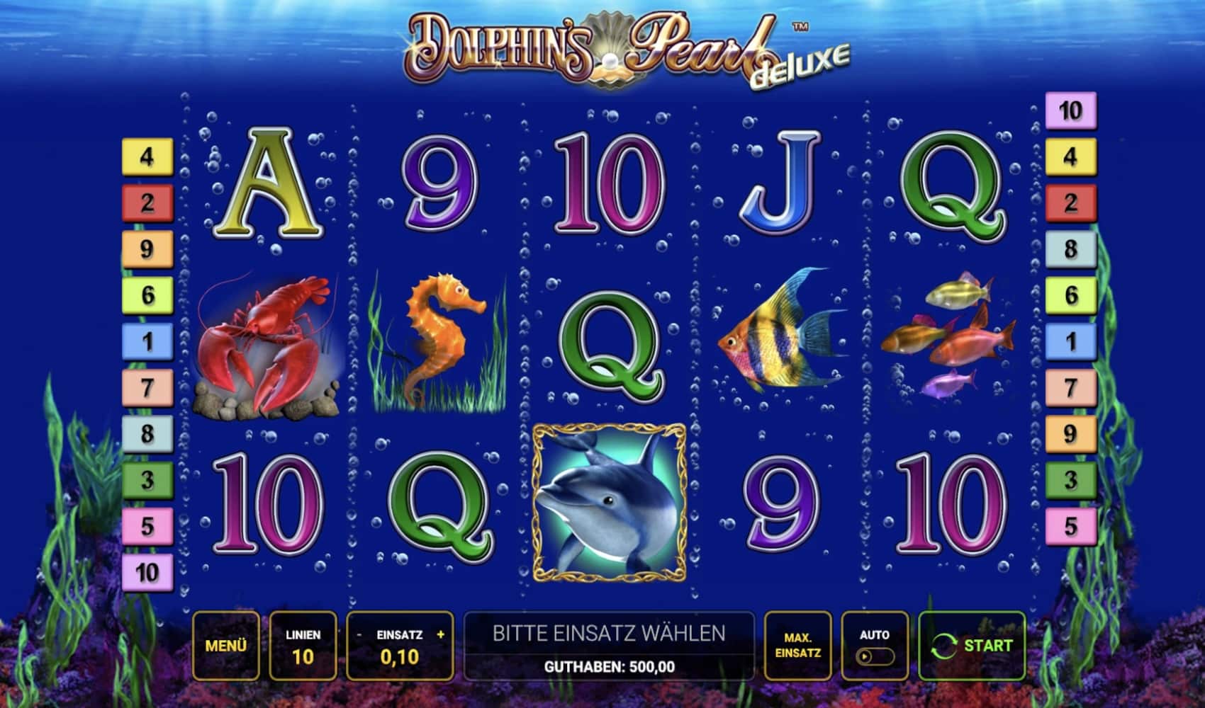 Dolphin's Perl Deluxe Slot Novoline