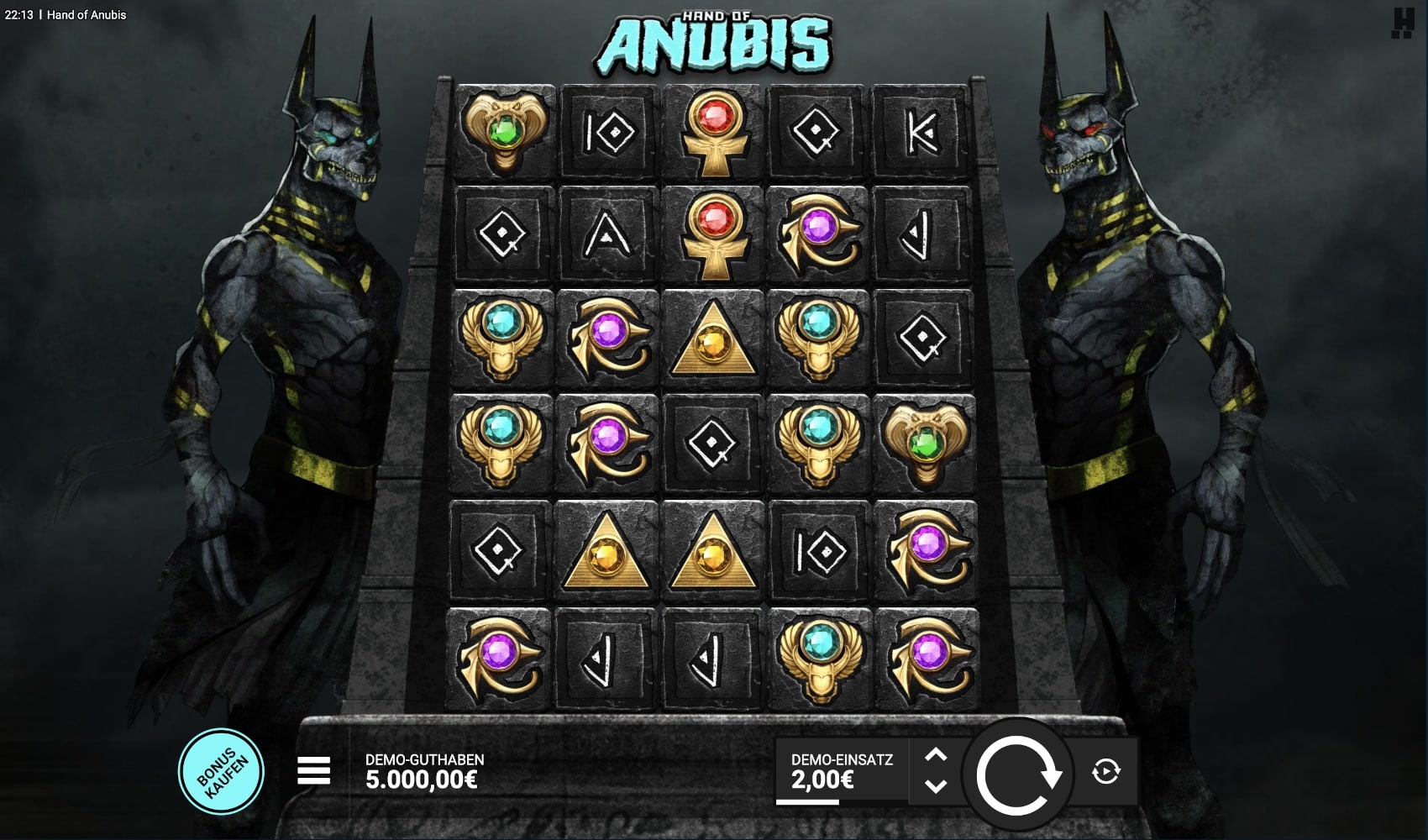 Hand of Anubis Slot Hacksaw Gaming