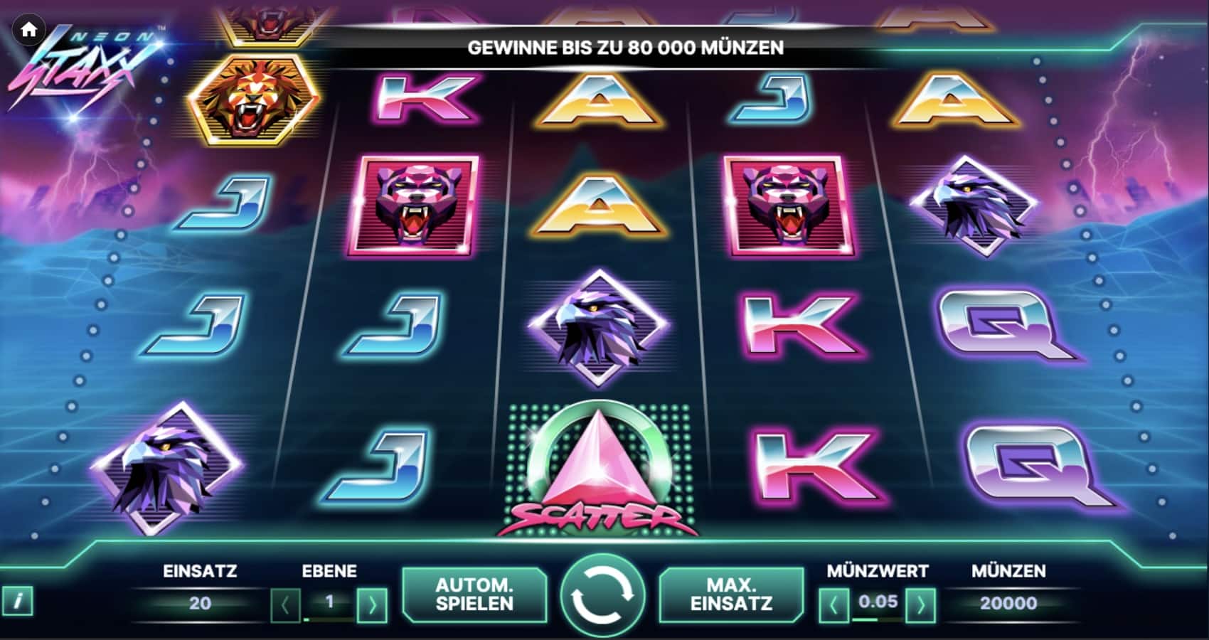 Neon Staxx Slot NetEnt