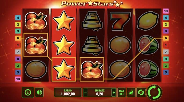 Power Stars Slot Novoline