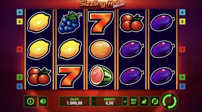 Sizzling Hot Deluxe Slot Novoline
