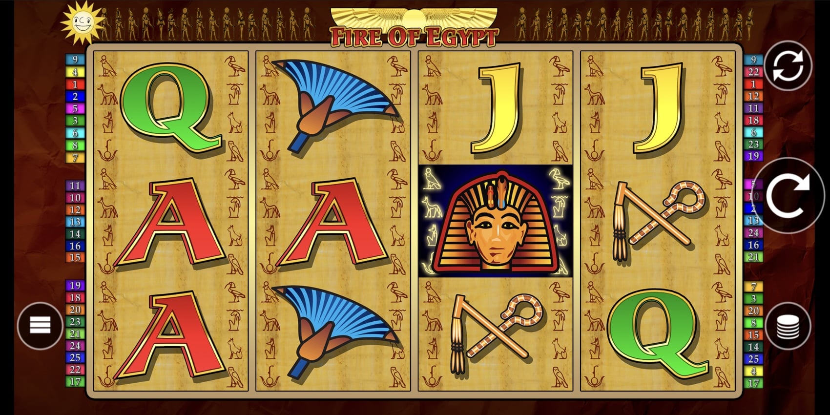 Fire of Egypt Slot Merkur
