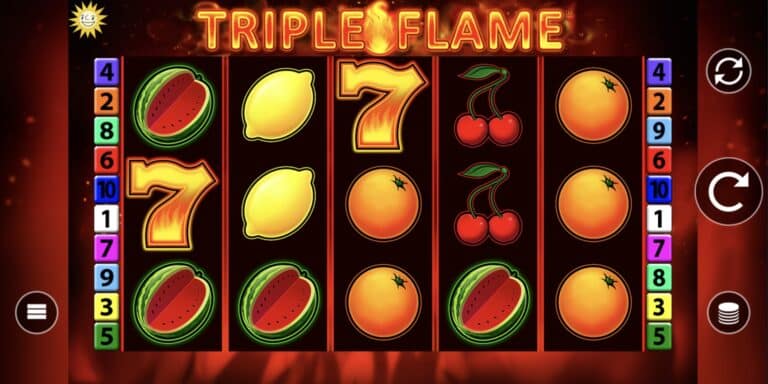 Triple Flame Slot Merkur