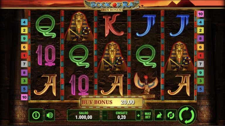 Book of Ra Deluxe Bonus Buy Slot Novoline