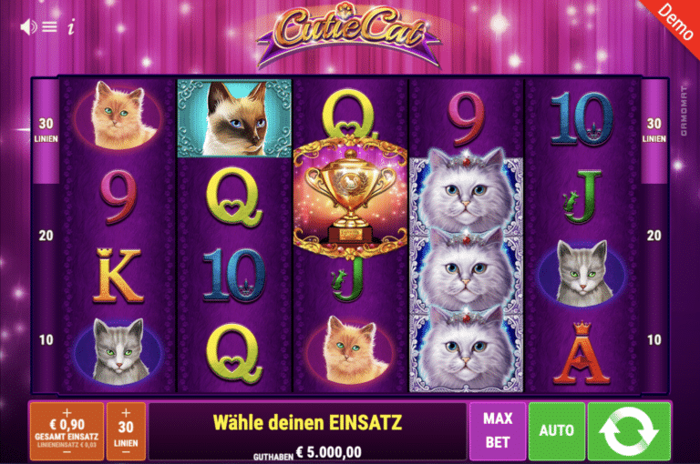 Cutie Cat Slot Gamomat