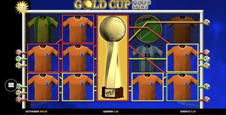 Gold Cup Power Spins Slot Merkur