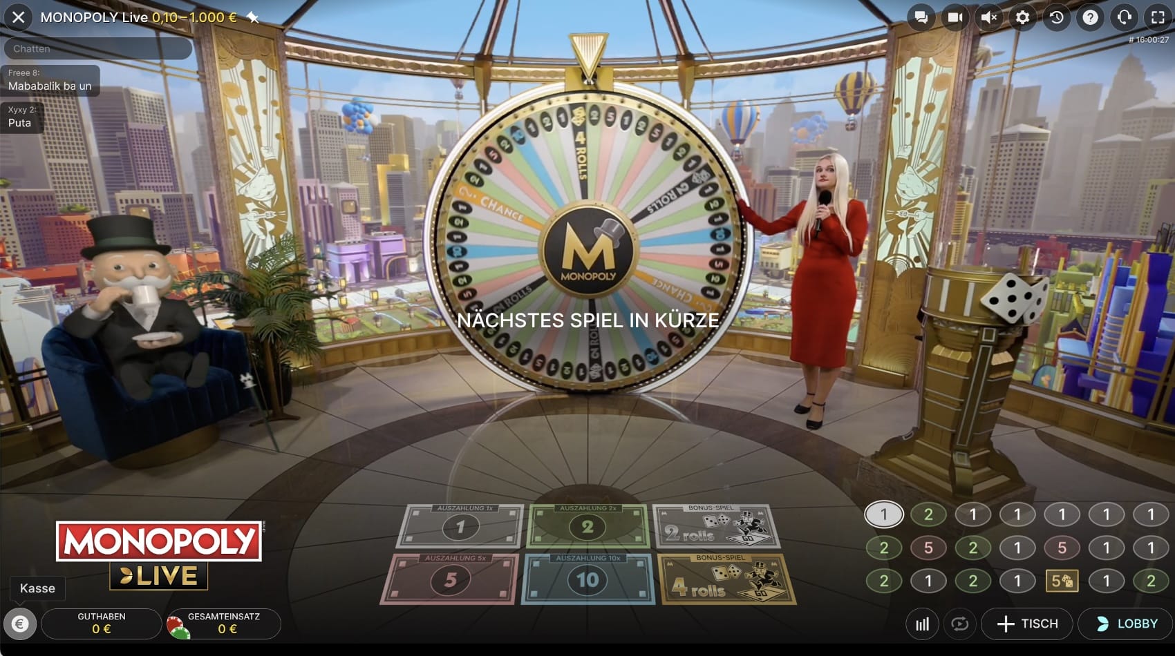 Monopoly Slot Evolution Gaming