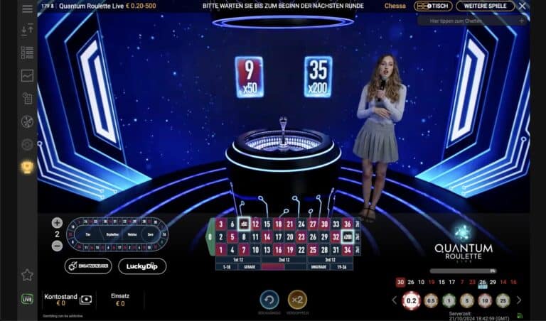 Quantum Roulette Live Playtech