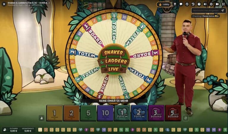 Snakes & Ladders Live Pragmatic Play