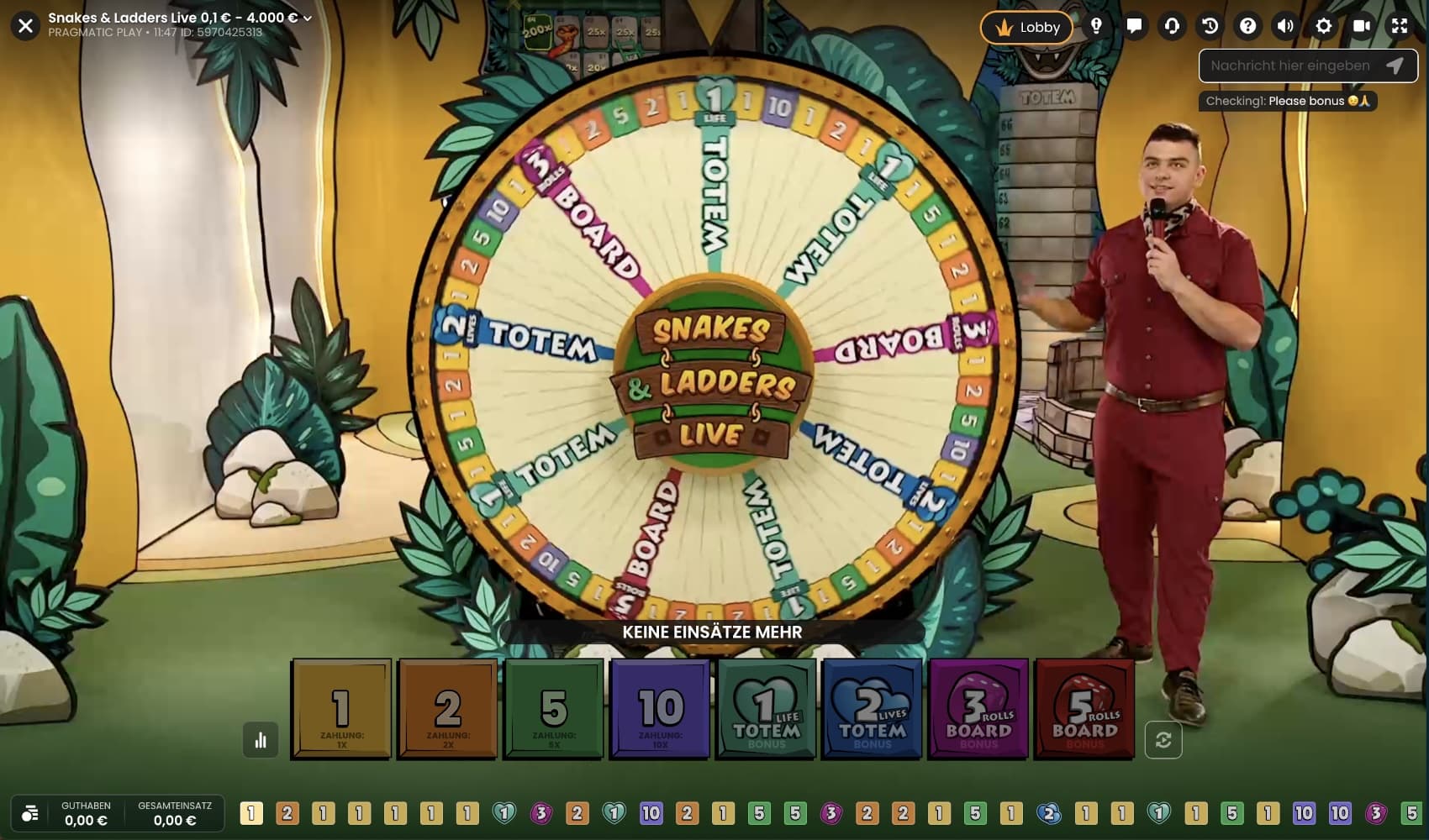 Snakes & Ladders Live Pragmatic Play