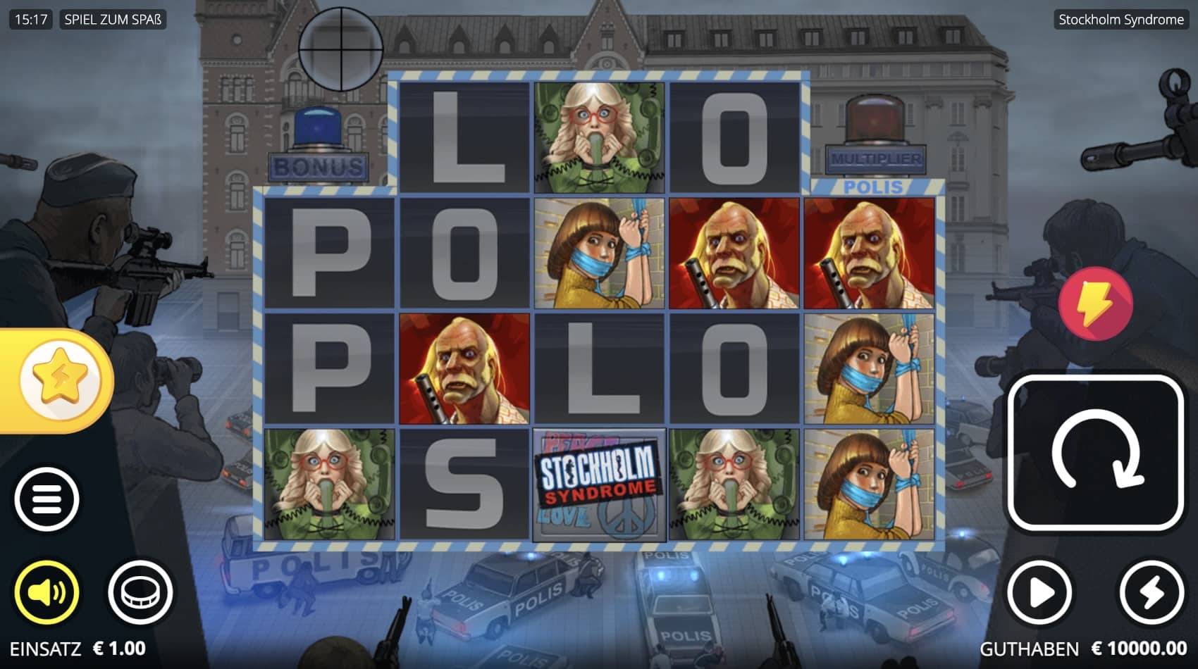 Stockholm Syndrom Slot Nolimit City